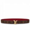 Replica Louis Vuitton MP241T LV Shape 40MM Reversible Belt 2