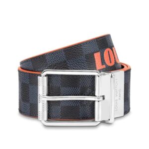 Replica LV M0156S Louis Vuitton Damier Print 40MM Reversible Belt