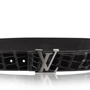 Replica Louis Vuitton Crocodile LV Initiales 40MM Belt M9896T