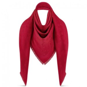 Replica Louis Vuitton Red Monogram Shawl M72237