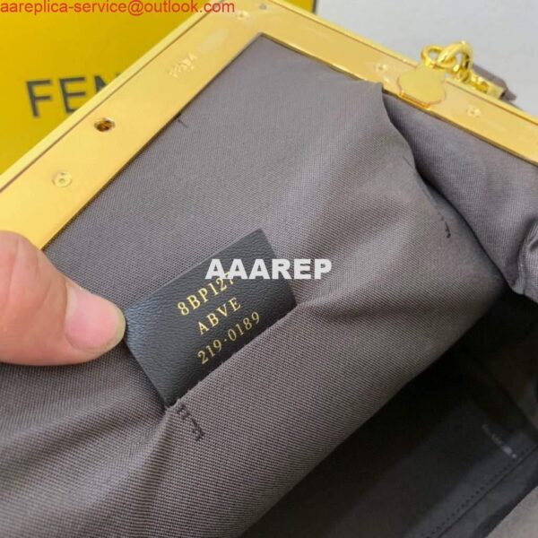 Replica Fendi FIRST Medium Bag Dark Green FF bag 8BP127 9
