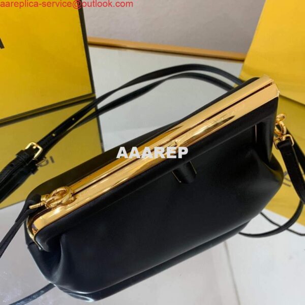 Replica Fendi FIRST Small Bag 8BP129 Black Leather 4