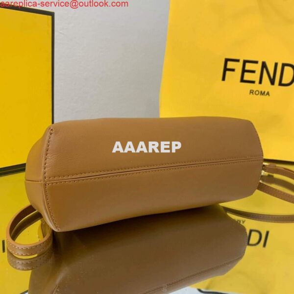 Replica Fendi FIRST Small Bag 8BP129 Leather Brown 8