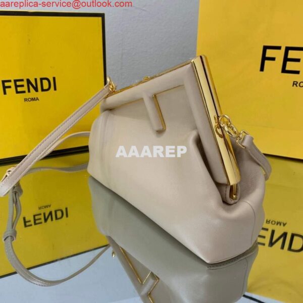 Replica Fendi FIRST Small Bag 8BP129 Light Pink Leather 3