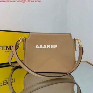 Replica Fendi Touch Beige leather Bag 8BT349 2