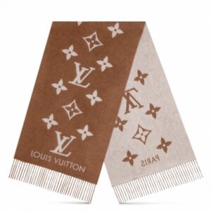 Replica Louis Vuitton Caramel Reykjavik Scarf M76637