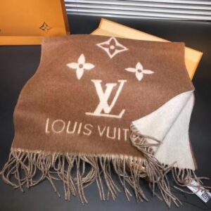 Replica Louis Vuitton Caramel Reykjavik Scarf M76637 2