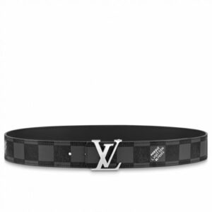 Replica Louis Vuitton LV Initials 40MM Reversible Belt Damier Graphite MP314V