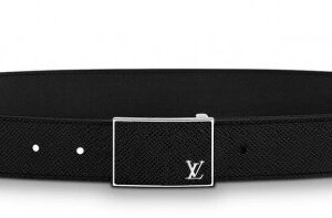 Replica Louis Vuitton Metropole 35MM Belt Taiga Leather M0002S