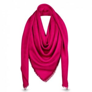 Replica Louis Vuitton Raspberry Monogram Shawl M75499