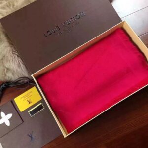 Replica Louis Vuitton Raspberry Monogram Shawl M75499 2