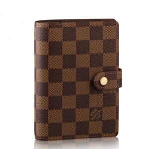 Replica Louis Vuitton Small Ring Agenda Cover Damier Ebene R20700