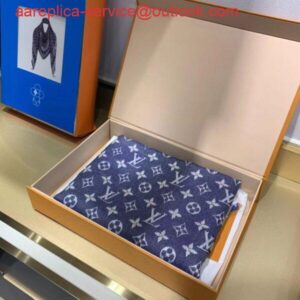 Replica LV M73698 Louis Vuitton Studdy Denim Monogram Shawl