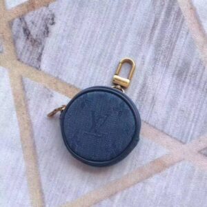 Replica LV Monogram Denim Bag Charm and Key Holder Louis Vuitton M68290