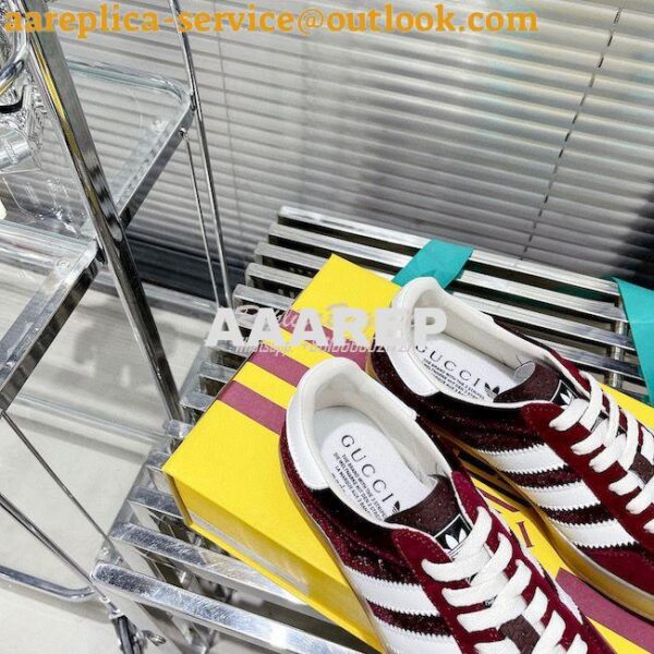 Replica adidas x Gucci Men Female Gazelle sneaker 707847 18