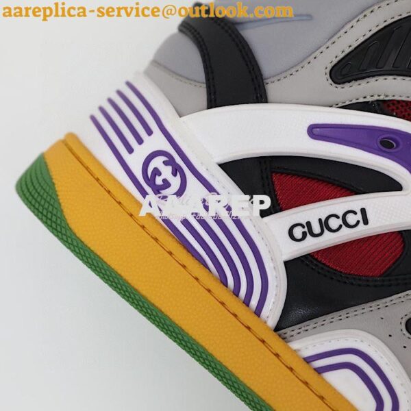 Replica Gucci Basket Sneaker Men Female 665688 T06 8