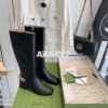 Replica Gucci Chain Soho Knee High Boot With Double G 360565 White 2