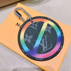 Replica LV Round Illustre Bag Charm And Key Holder Louis Vuitton MP2465 2