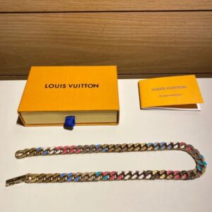 Replica LV MP2772 Louis Vuitton Chain Links Patches Necklace 2