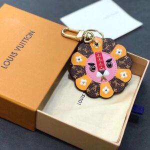 Replica LV Fun Face Lion Bag Charm And Key Holder Louis Vuitton M68475 2