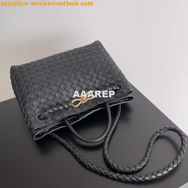 Replica Bottega Veneta BV 743572 Medium Andiamo Black 5