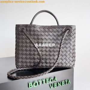 Replica Bottega Veneta BV 743572 Medium Andiamo Drak Brown 2