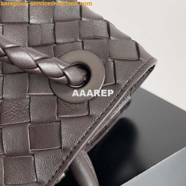 Replica Bottega Veneta BV 743572 Medium Andiamo Drak Brown 8