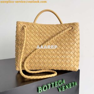 Replica Bottega Veneta BV 743572 Medium Andiamo Light Brown 2