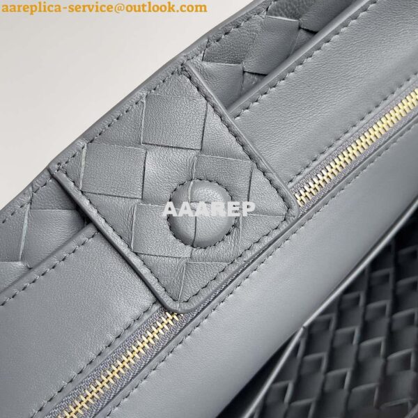 Replica Bottega Veneta BV 743572 Medium Andiamo Light Gray 7