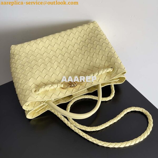 Replica Bottega Veneta BV 743572 Medium Andiamo Ligth Yellow 7