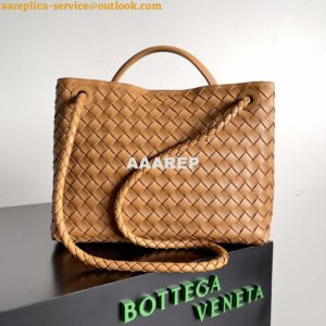 Replica Bottega Veneta BV 743572 Medium Andiamo Tan 2