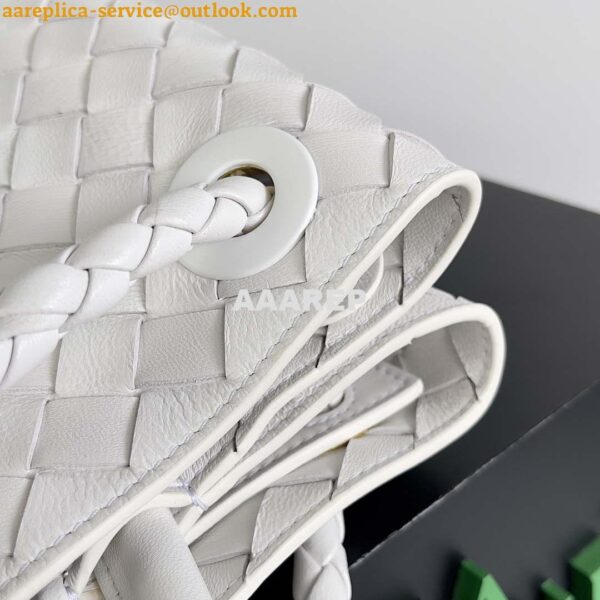 Replica Bottega Veneta BV 743572 Medium Andiamo White 5