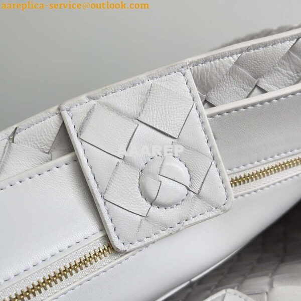 Replica Bottega Veneta BV 743572 Medium Andiamo White 7