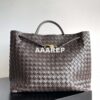 Replica Bottega Veneta BV 743575 Large Andiamo Wine Red 2