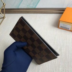 Replica Louis Vuitton Passport Cover Damier Ebene N64412 2