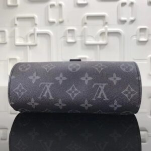 Replica Louis Vuitton 3 Watch Case Monogram Eclipse M43385 2