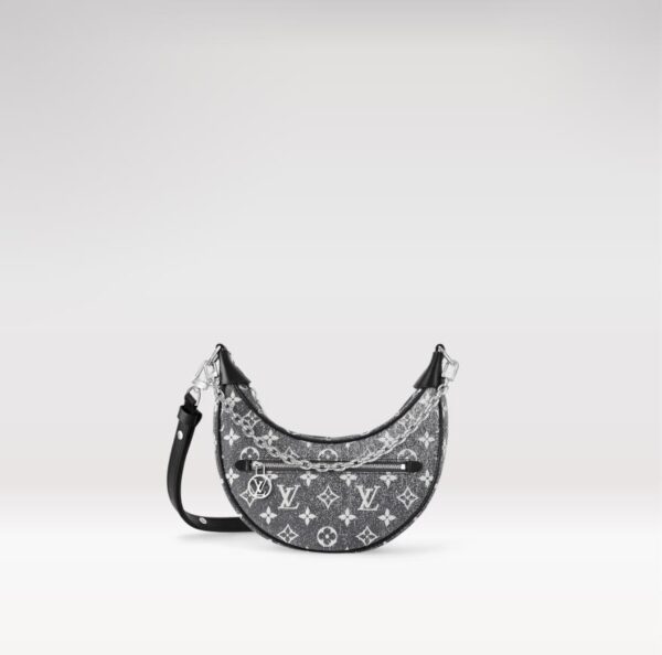 Replica Louis Vuitton LOOP Bag Monogram Jacquard Denim M21752 3