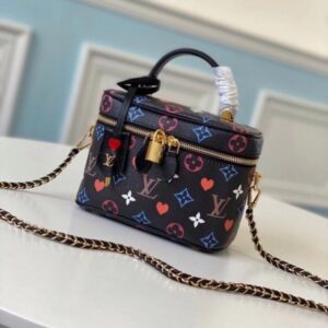 Replica Louis Vuitton Game On Vanity PM Black Bag M57482 2