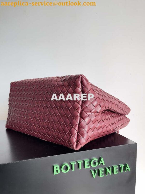 Replica Bottega Veneta BV 743575 Large Andiamo Wine Red 2