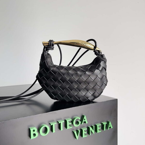 Replica Bottega Veneta BV 744267 Mini Sardine Black 3