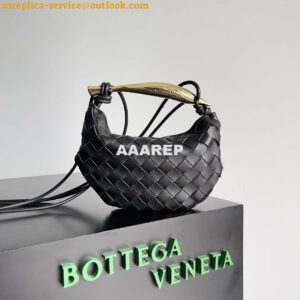 Replica Bottega Veneta BV 744267 Mini Sardine Black 2