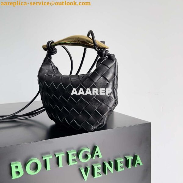 Replica Bottega Veneta BV 744267 Mini Sardine Black 4