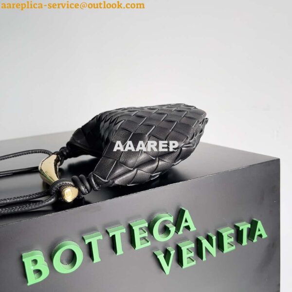 Replica Bottega Veneta BV 744267 Mini Sardine Black 5