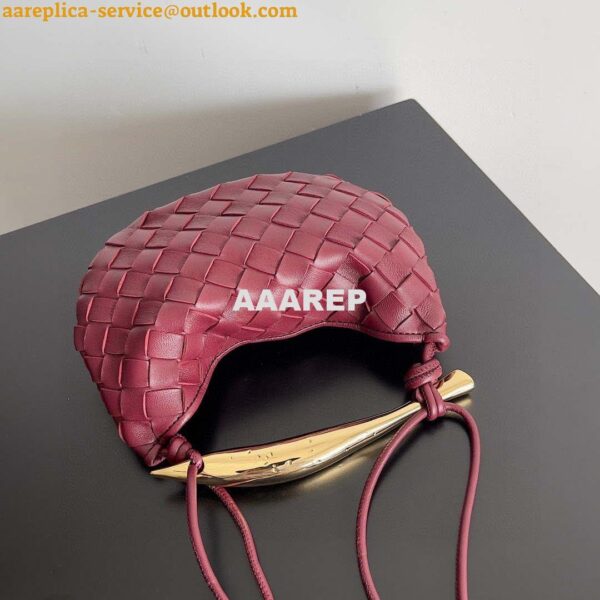 Replica Bottega Veneta BV 744267 Mini Sardine Wine Red 2