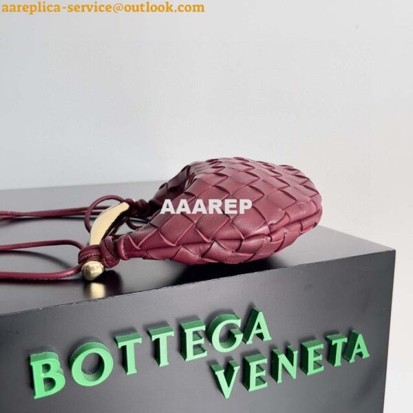 Replica Bottega Veneta BV 744267 Mini Sardine Wine Red 3