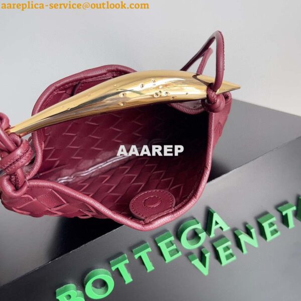 Replica Bottega Veneta BV 744267 Mini Sardine Wine Red 6