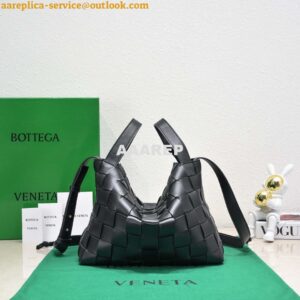 Replica Bottega Veneta BV 7466 Bowling bag Black