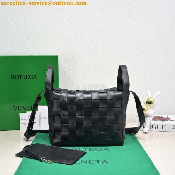 Replica Bottega Veneta BV 7466 Bowling bag Black 11