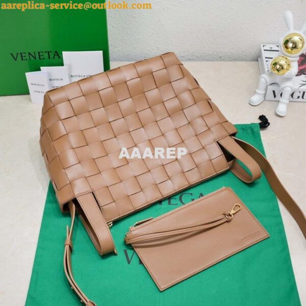 Replica Bottega Veneta BV 7466 Bowling bag Brown 4