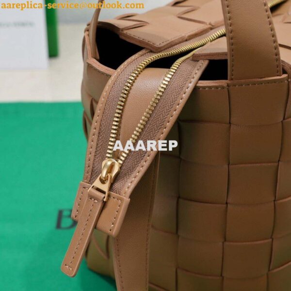 Replica Bottega Veneta BV 7466 Bowling bag Brown 9